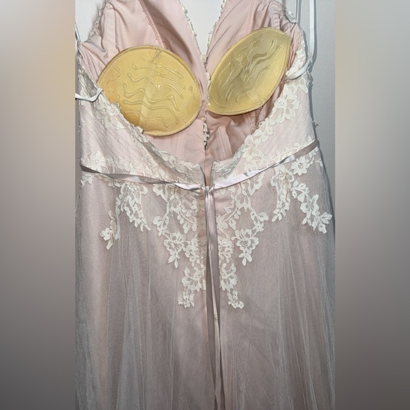 Ti Adora by Alvina‎ Valenta tea Rose Ivory Lace wedding bridal tulle Dress Sz 14 - Picture 12 of 14